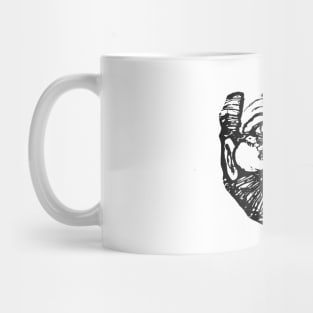 The Face in the Wall Mug